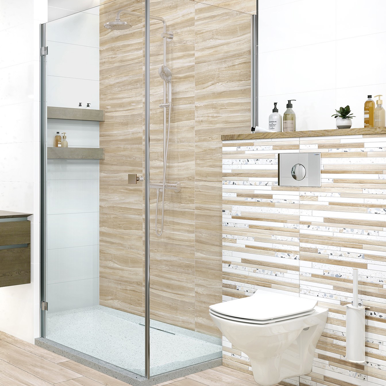 Изображение товара Плитка Alma ceramica Бильбао TWU09BLB024 24.9x50см 1.37 м² цвет разноцветный Изображение товара Плитка Alma ceramica Бильбао TWU09BLB024 24.9x50см 1.37 м² цвет разноцветный