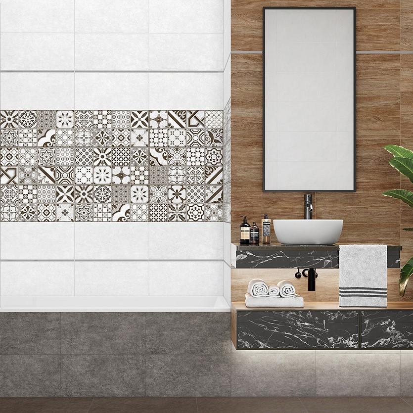 Изображение товара Настенная плитка Alma ceramica Boho TWU2550BOH07 24.9x50см цвет серый