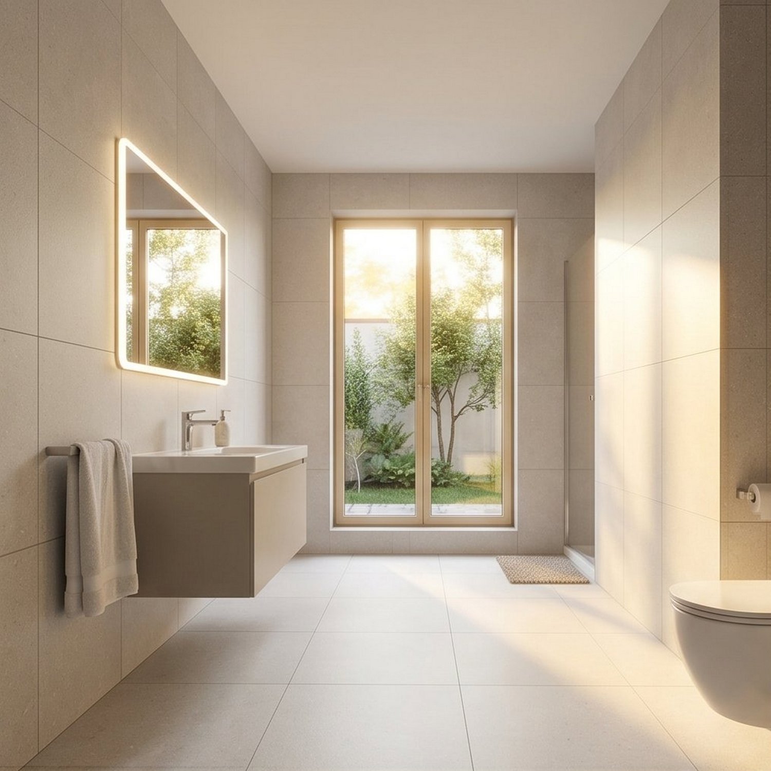 Изображение товара Керамогранит Керамопро Lime Stone Ivory матовый ректифицированный 60x60x0.9 1.44 м2