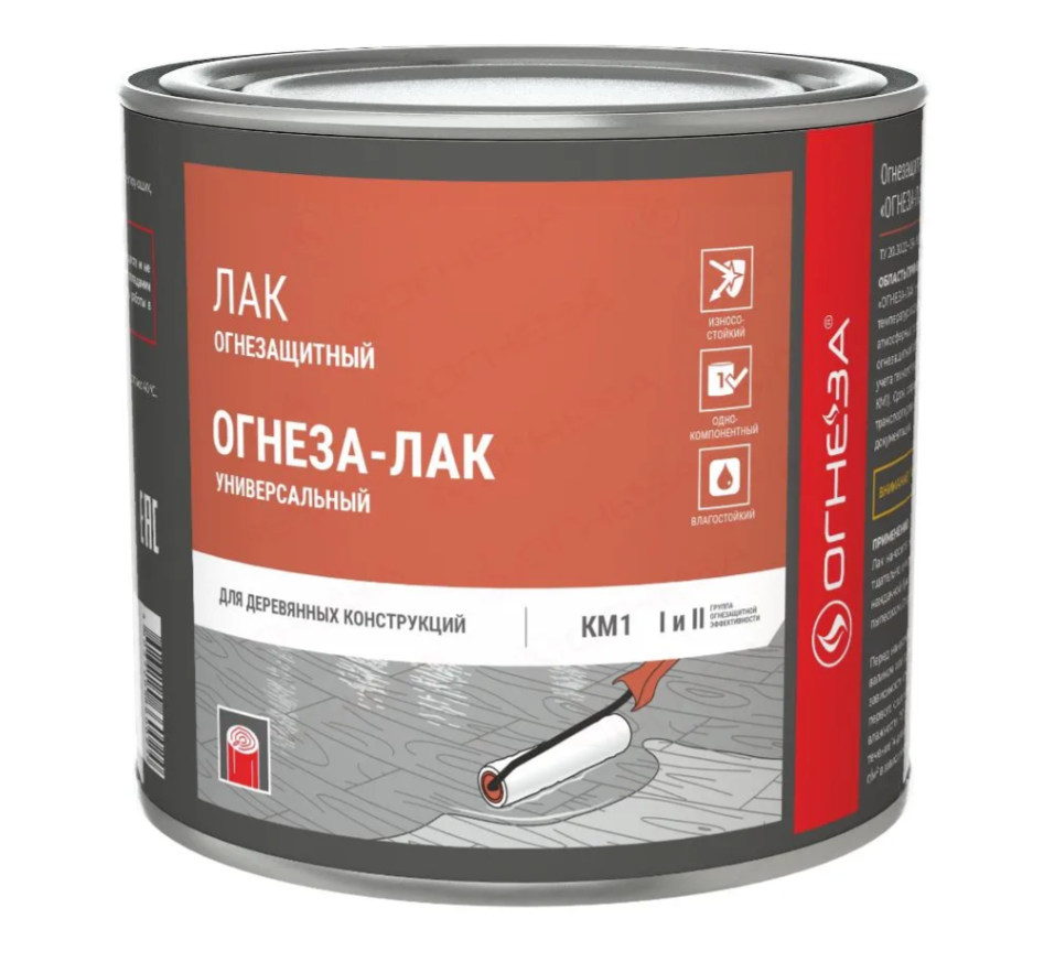 Изображение товара Лак универсальный глянцевый бесцветный Огнеза 2.4 л Изображение товара Лак универсальный глянцевый бесцветный Огнеза 2.4 л