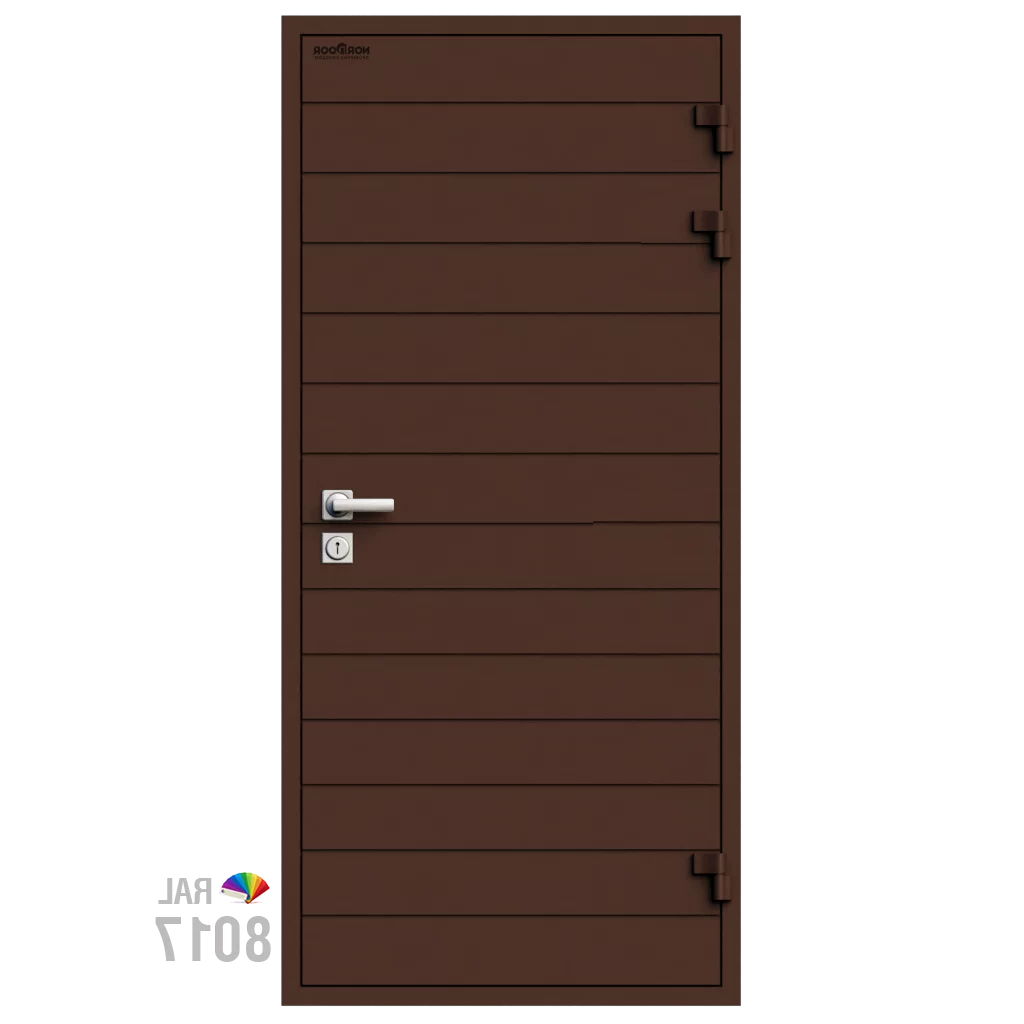 Изображение товара Входная утепленная дверь Norddoor ND1007 227x86см правый цвет коричневый Изображение товара Входная утепленная дверь Norddoor ND1007 227x86см правый цвет коричневый