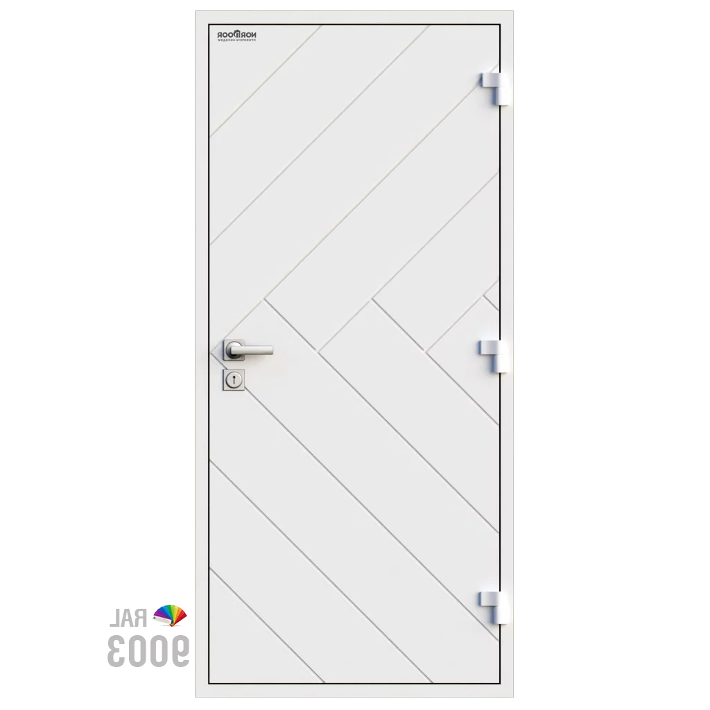 Изображение товара Входная утепленная дверь Norddoor ND3000 227x86 см правый белый RAL 9003