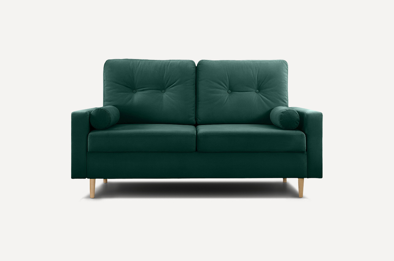 Изображение товара Диван Divan.ru Динс Мини 96x89x57 см ткань цвет зеленый Изображение товара Диван Divan.ru Динс Мини 96x89x57 см ткань цвет зеленый