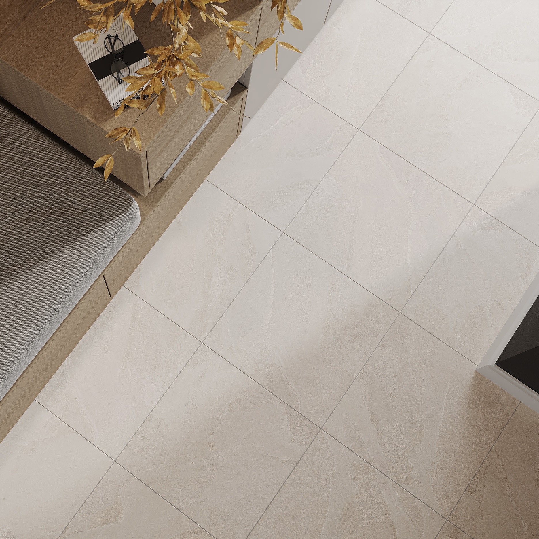 Изображение товара Глазурованный керамогранит Cersanit Glamstone 42x42 см 1.587 м² матовый цвет бежевый