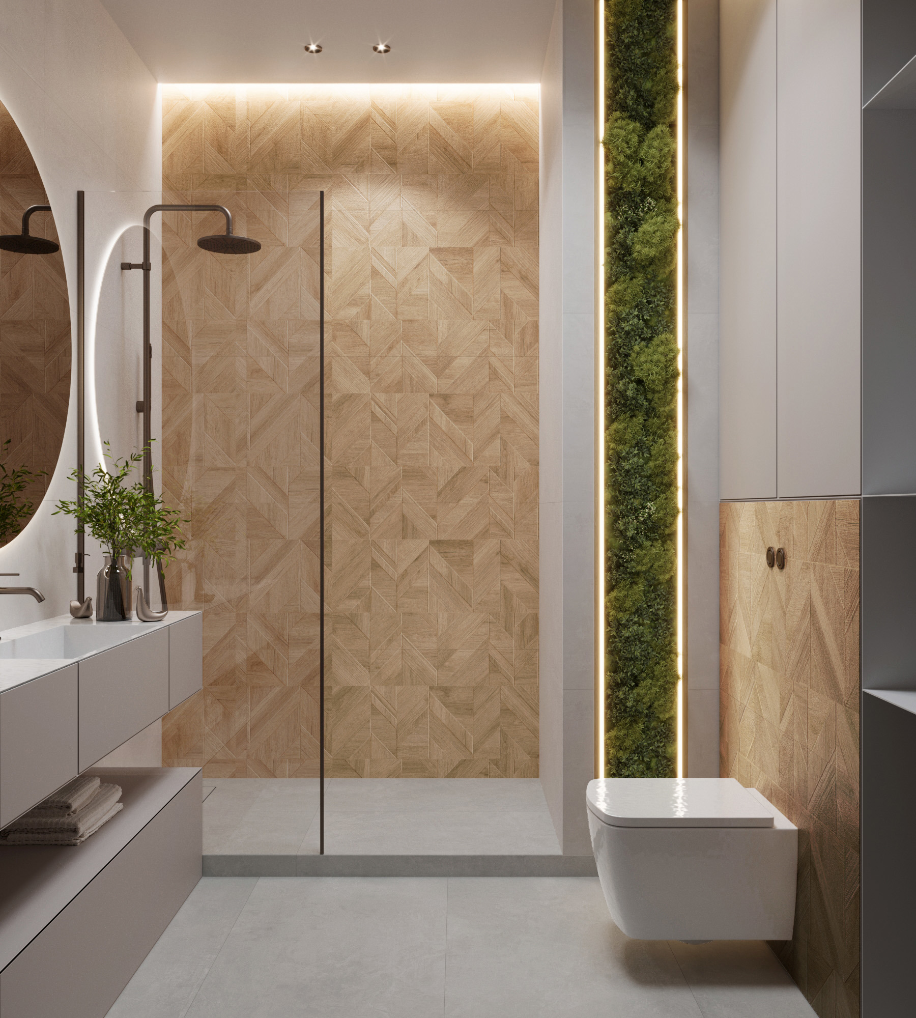 Изображение товара Керамогранит Arcadia Ceramica Роквуд Оак RT7013-P 60x120 см цвет бежевый