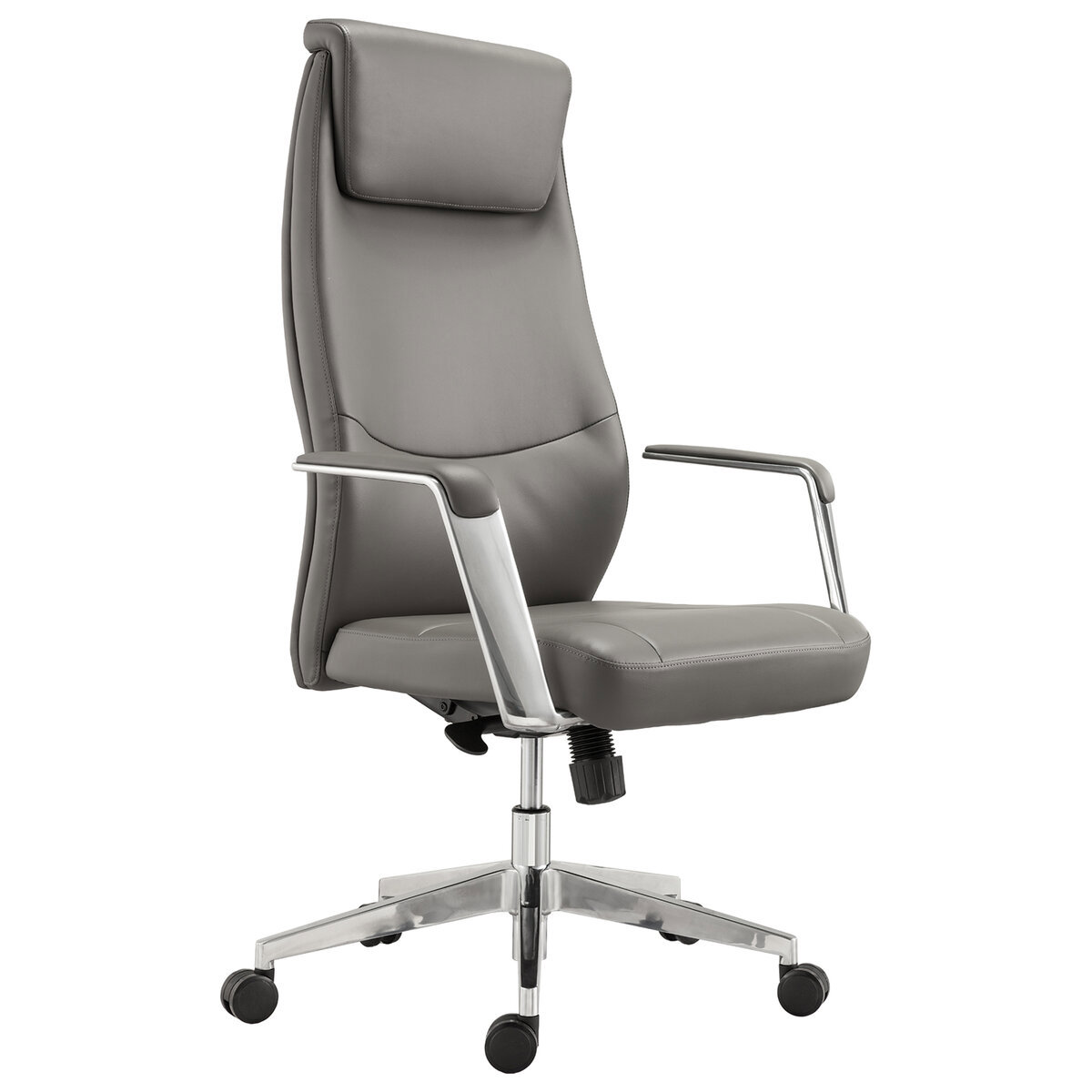 Изображение товара Кресло офисное Brabix Jazz синхромеханизм 51.5x128.5x50 см эко кожа цвет серый Изображение товара Кресло офисное Brabix Jazz синхромеханизм 51.5x128.5x50 см эко кожа цвет серый