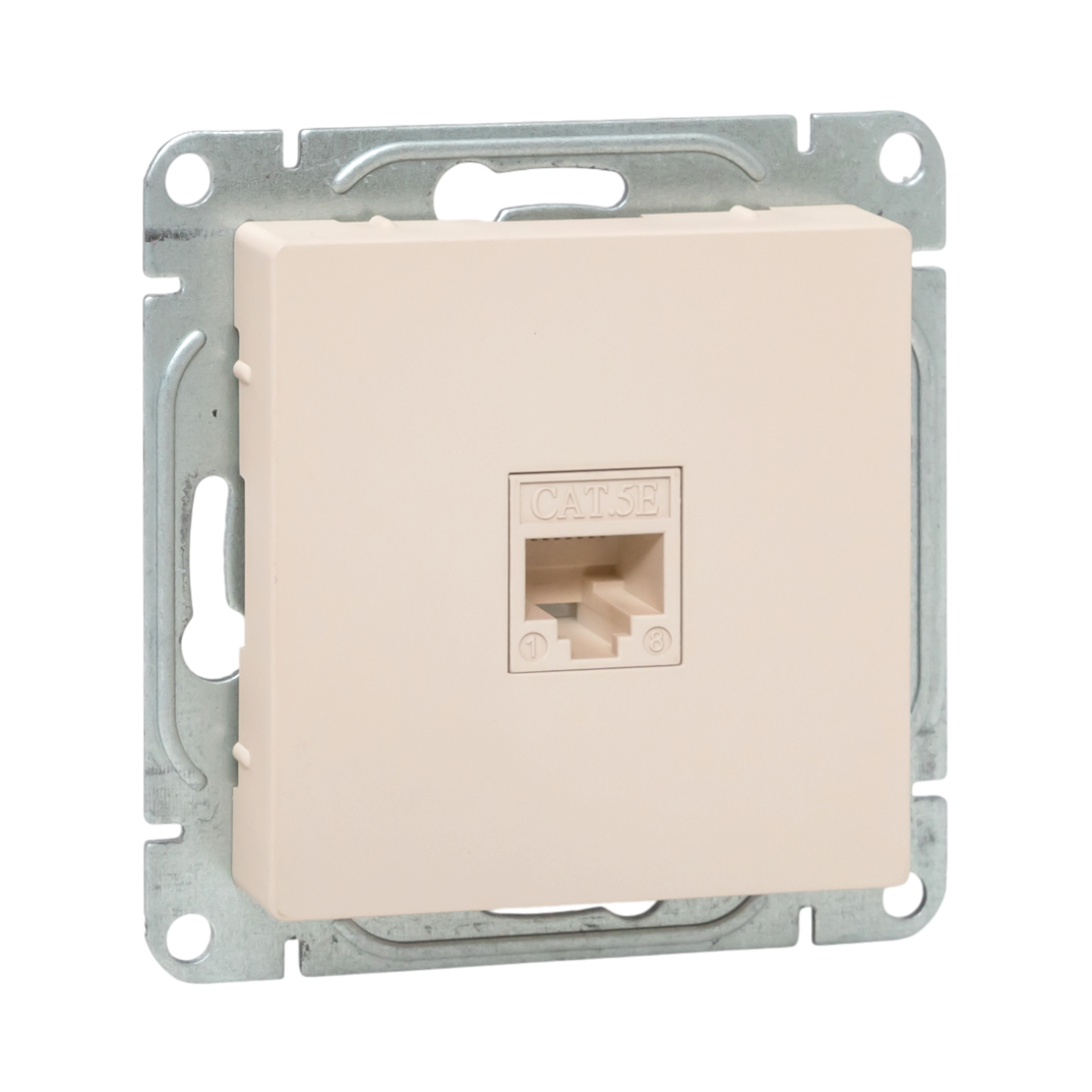 Изображение товара Розетка RJ45 встраиваемая Ekf цвет бежевый UP1-SOI-RJ45-5 Изображение товара Розетка RJ45 встраиваемая Ekf цвет бежевый UP1-SOI-RJ45-5