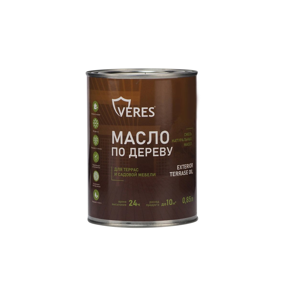 Изображение товара Масло для пола и лестниц Veres Exterior Terrase Oil цвет бесцветный 0.85 л Изображение товара Масло для пола и лестниц Veres Exterior Terrase Oil цвет бесцветный 0.85 л
