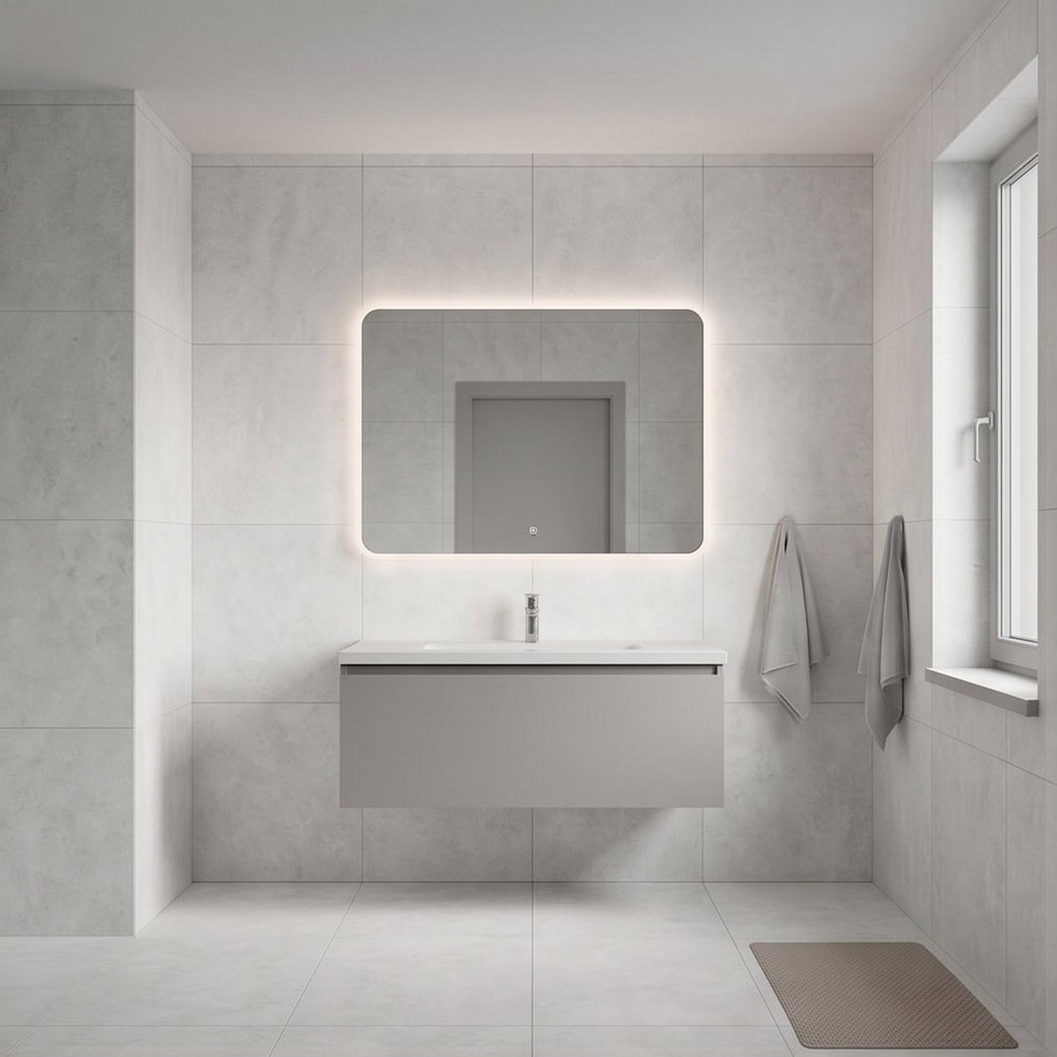 Изображение товара Керамогранит Rio White 60x60 КЕРАМОПРО белый матовый ректифицированный край