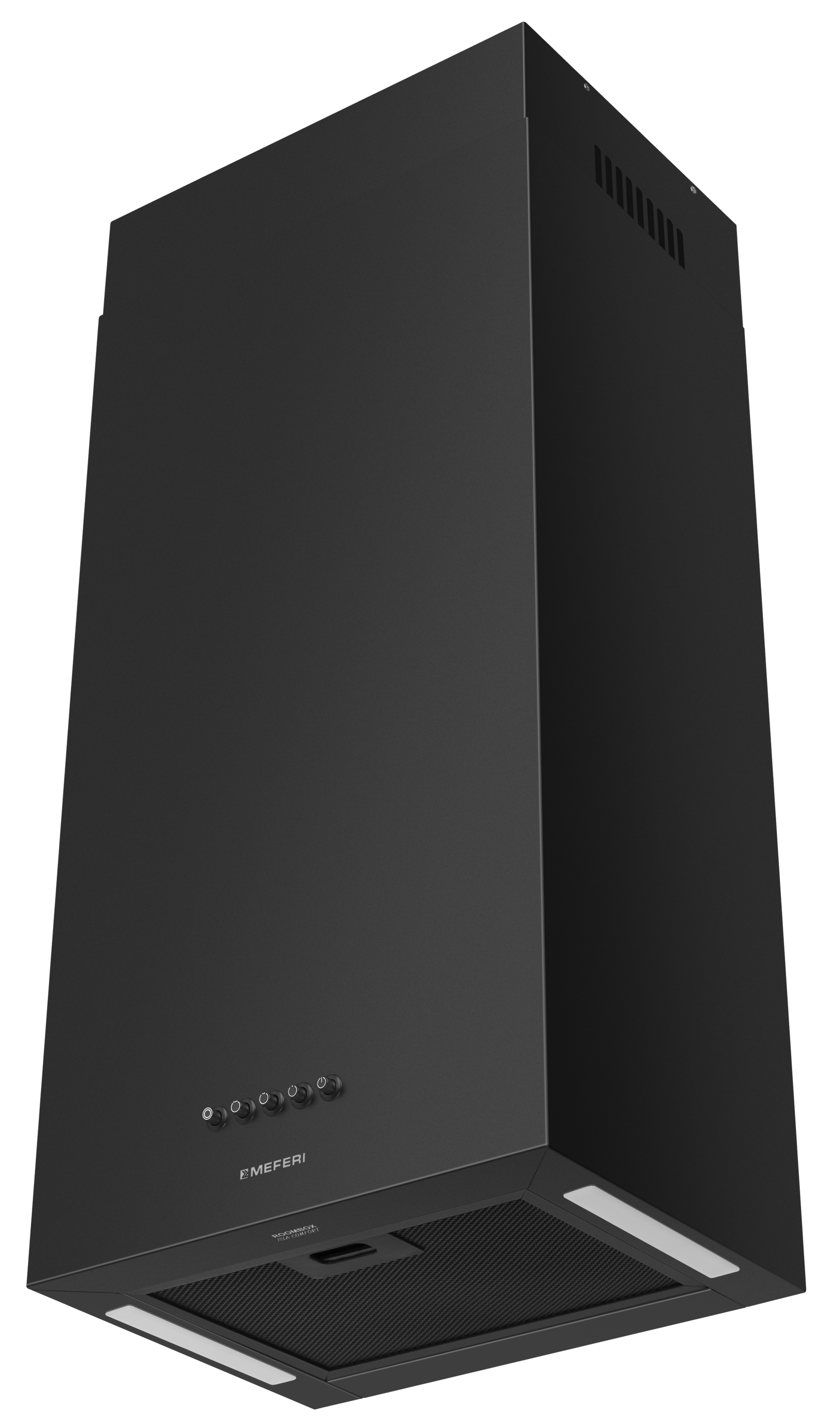 Изображение товара Островная вытяжка Meferi ROOMBOX40BK isla comfort 40 см цвет черный