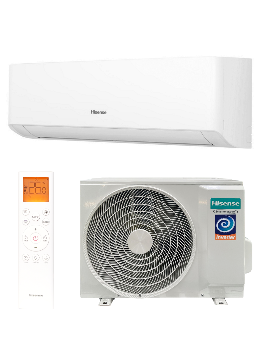 Изображение товара Сплит-система инверторная Hisense city 2.0 9K btu охлаждение/обогрев с Wi Fi