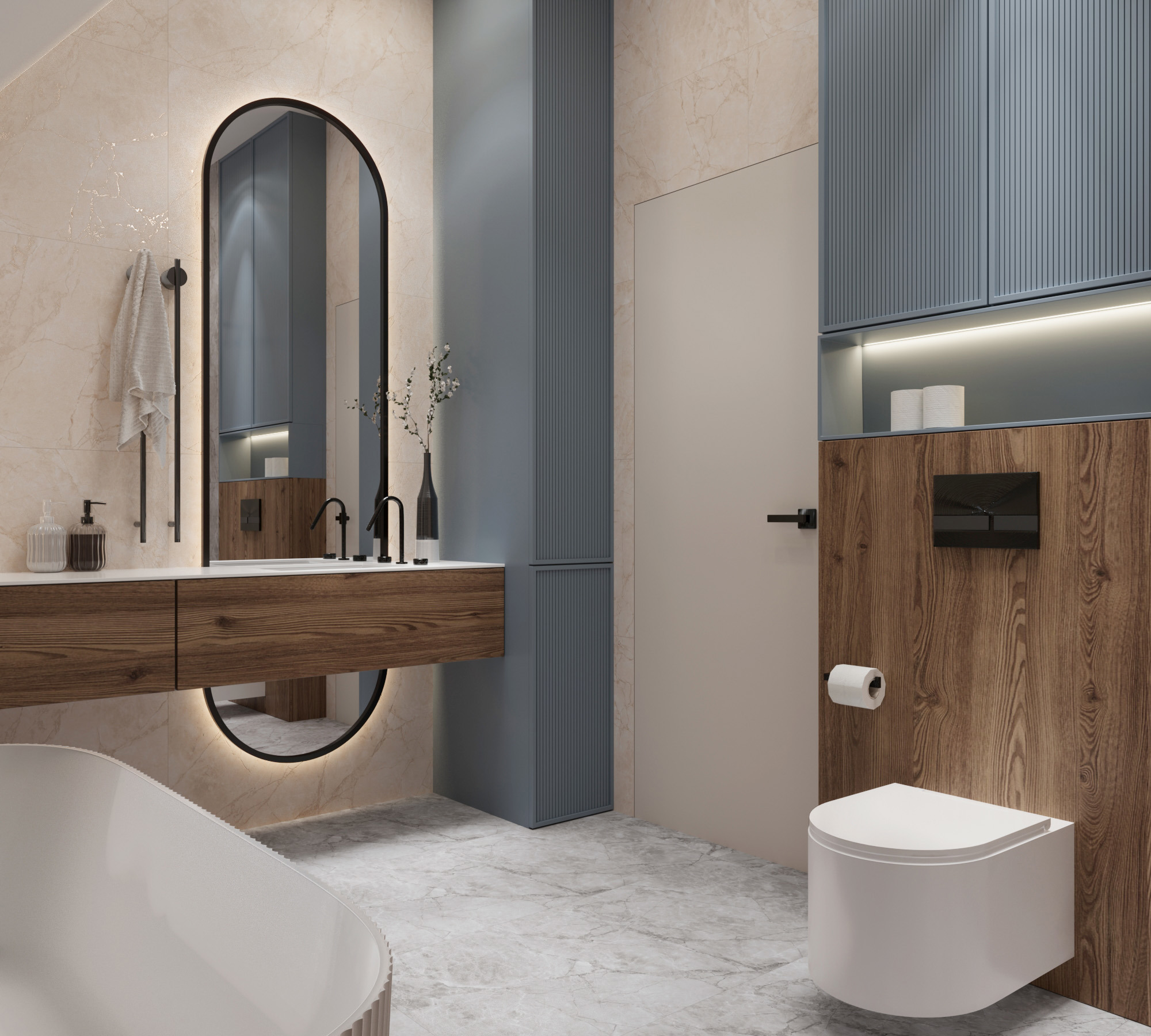 Изображение товара Керамогранит Arcadia Ceramica Арктик Перл CR4011-A 60x120 см цвет бежевый