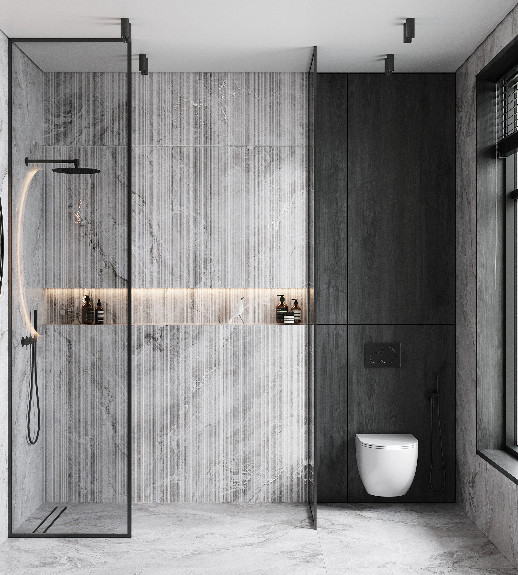 Изображение товара Керамогранит Arcadia Ceramica Боливия Дав Декор CR4009-D 60x120 см цвет серый