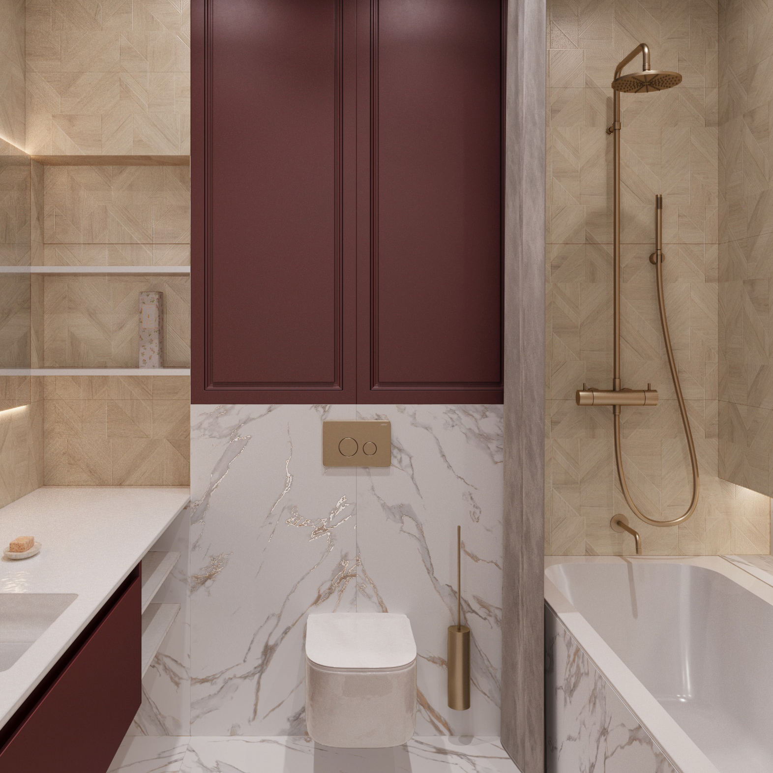 Изображение товара Керамогранит Arcadia Ceramica Калакатта Голд CR4019-A 60x120 см цвет белый Изображение товара Керамогранит Arcadia Ceramica Калакатта Голд CR4019-A 60x120 см цвет белый