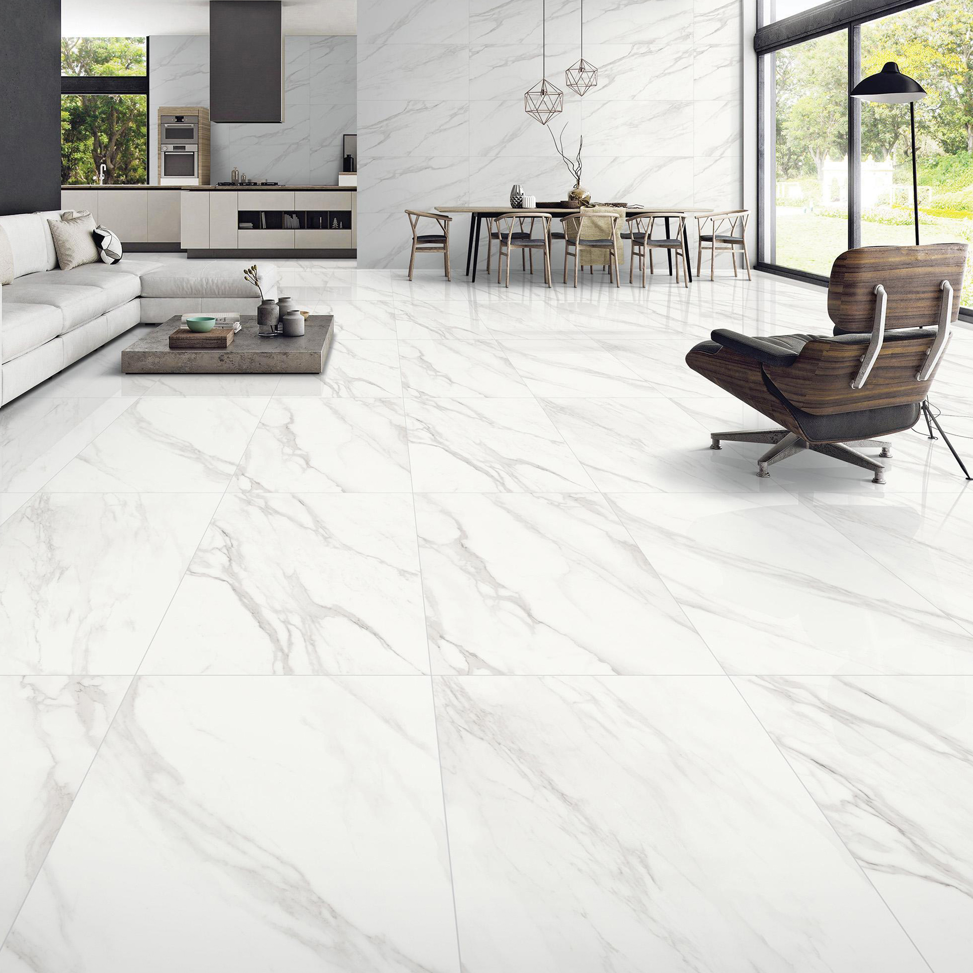 Изображение товара Керамогранит Ceradim Calacatta Superb 120x60x0.9 см 1.44 м² цвет белый