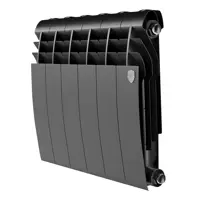 Изображение товара Радиатор секционный Royal Thermo BiLiner B 350/87 6 секций боковое подключение биметалл черный Изображение товара Радиатор секционный Royal Thermo BiLiner B 350/87 6 секций боковое подключение биметалл черный