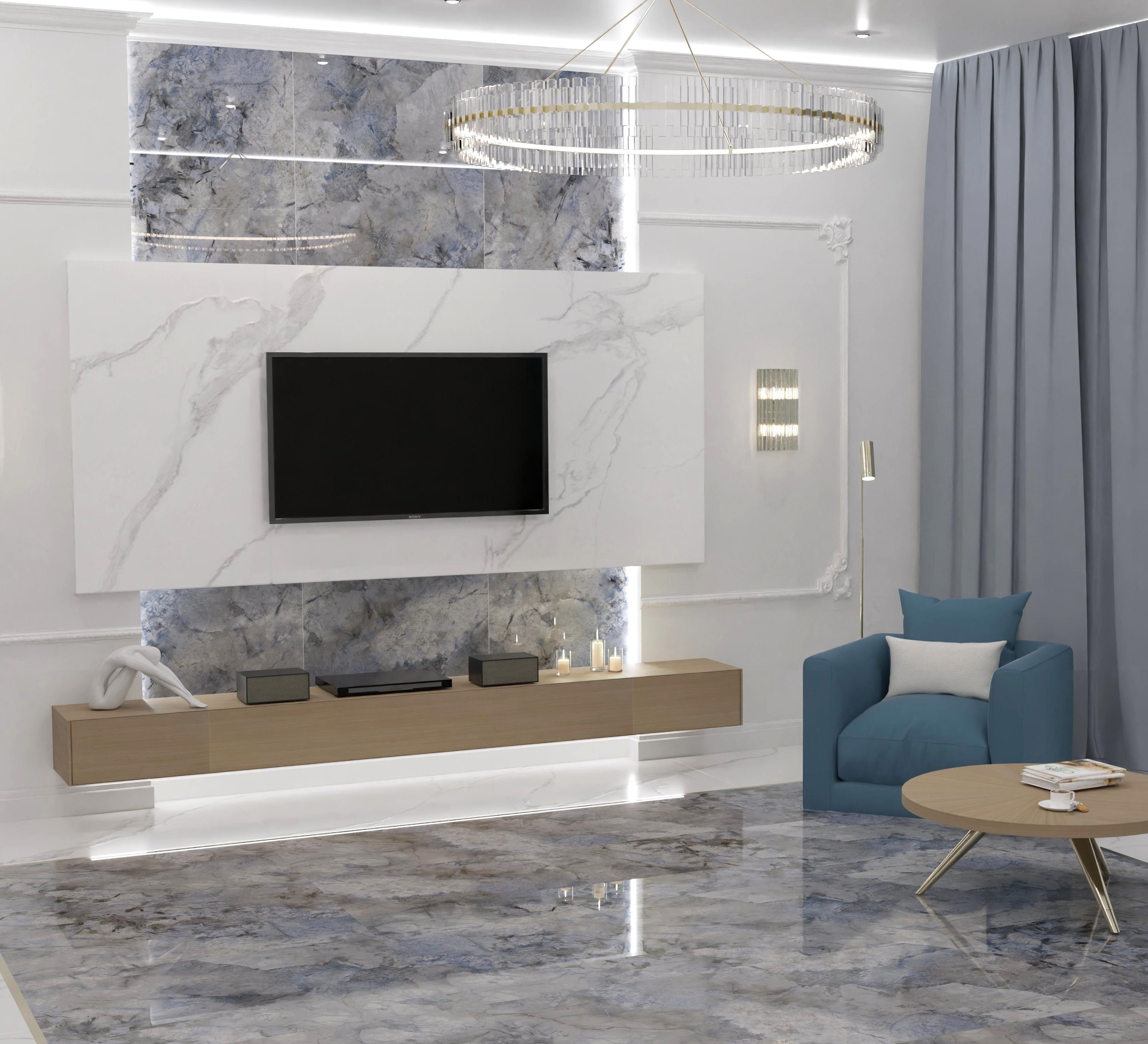 Изображение товара Керамогранит Sal Sapiente Italian Fashion PIF 150718 75x150 см цвет голубой с серым Изображение товара Керамогранит Sal Sapiente Italian Fashion PIF 150718 75x150 см цвет голубой с серым