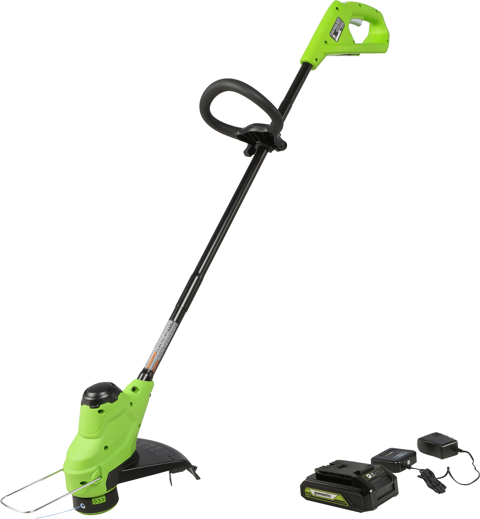 Изображение товара Аккумуляторный триммер GreenWorks 24В 2107207SA с аккумулятором и ЗУ Изображение товара Аккумуляторный триммер GreenWorks 24В 2107207SA с аккумулятором и ЗУ