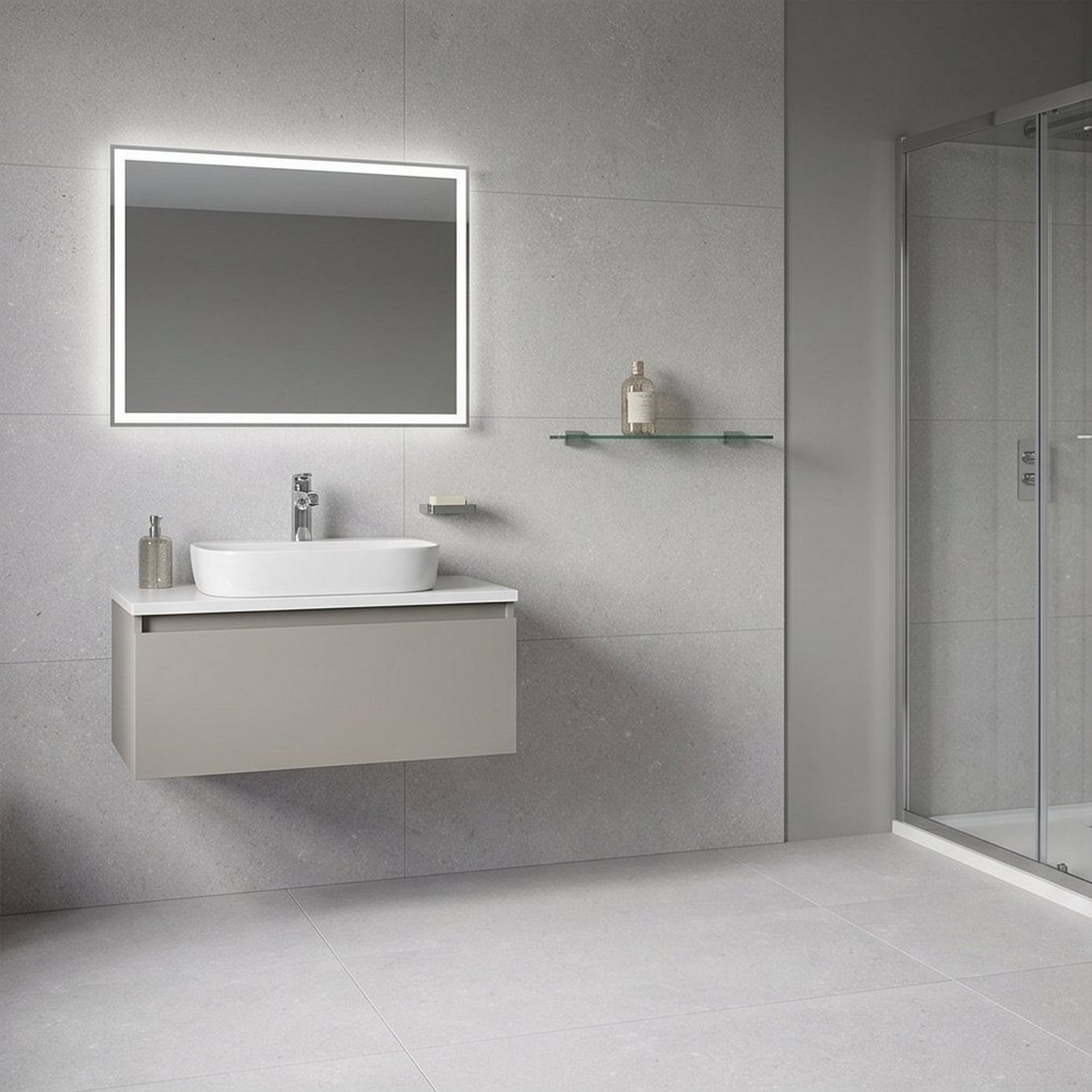 Изображение товара Керамогранит Керамопро Lasko Light_Gray 60x120 см 2.16 м2 цвет светло-серый