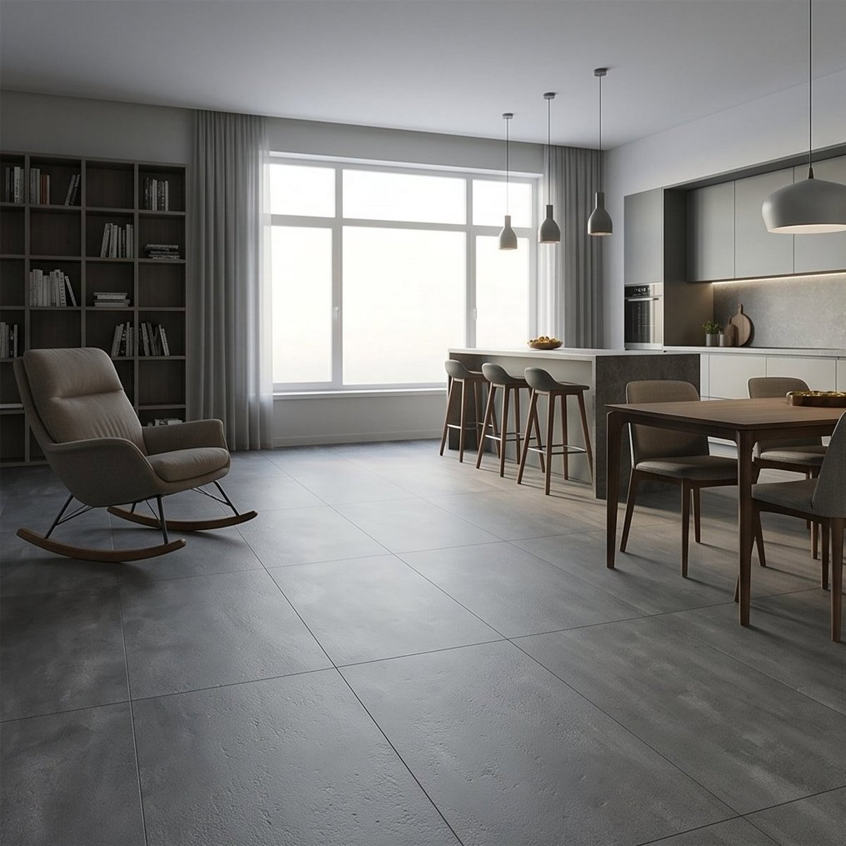 Изображение товара Керамогранит Novin ceram Samanta X8134M 60x120см цвет темно-серый