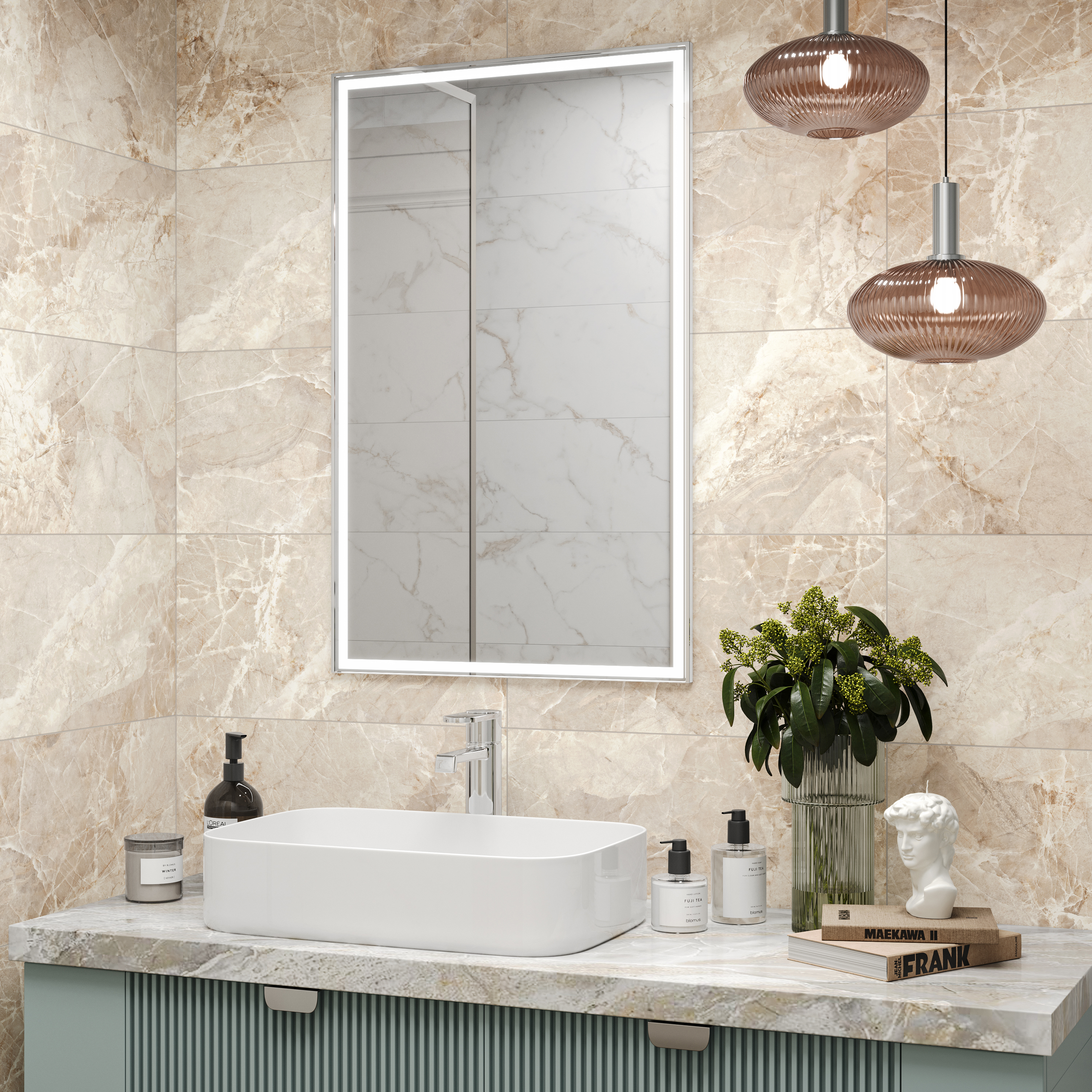 Изображение товара Настенная плитка Alma Ceramica Opera 30×60 бежевый матовый Изображение товара Настенная плитка Alma Ceramica Opera 30×60 бежевый матовый