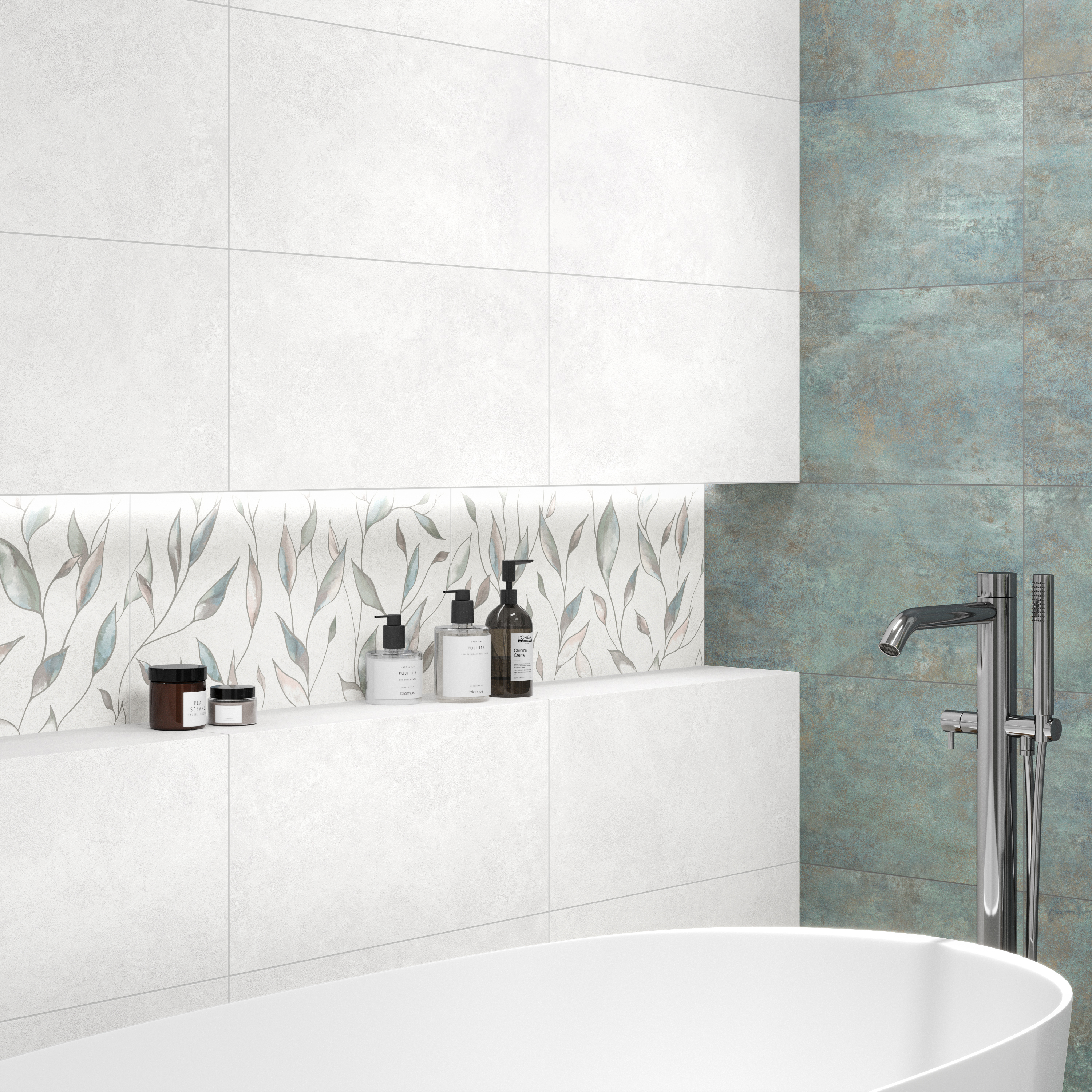 Изображение товара Настенная плитка Alma Ceramica Smeraldo 04 30x60 см 1.98 м² матовая цвет серый