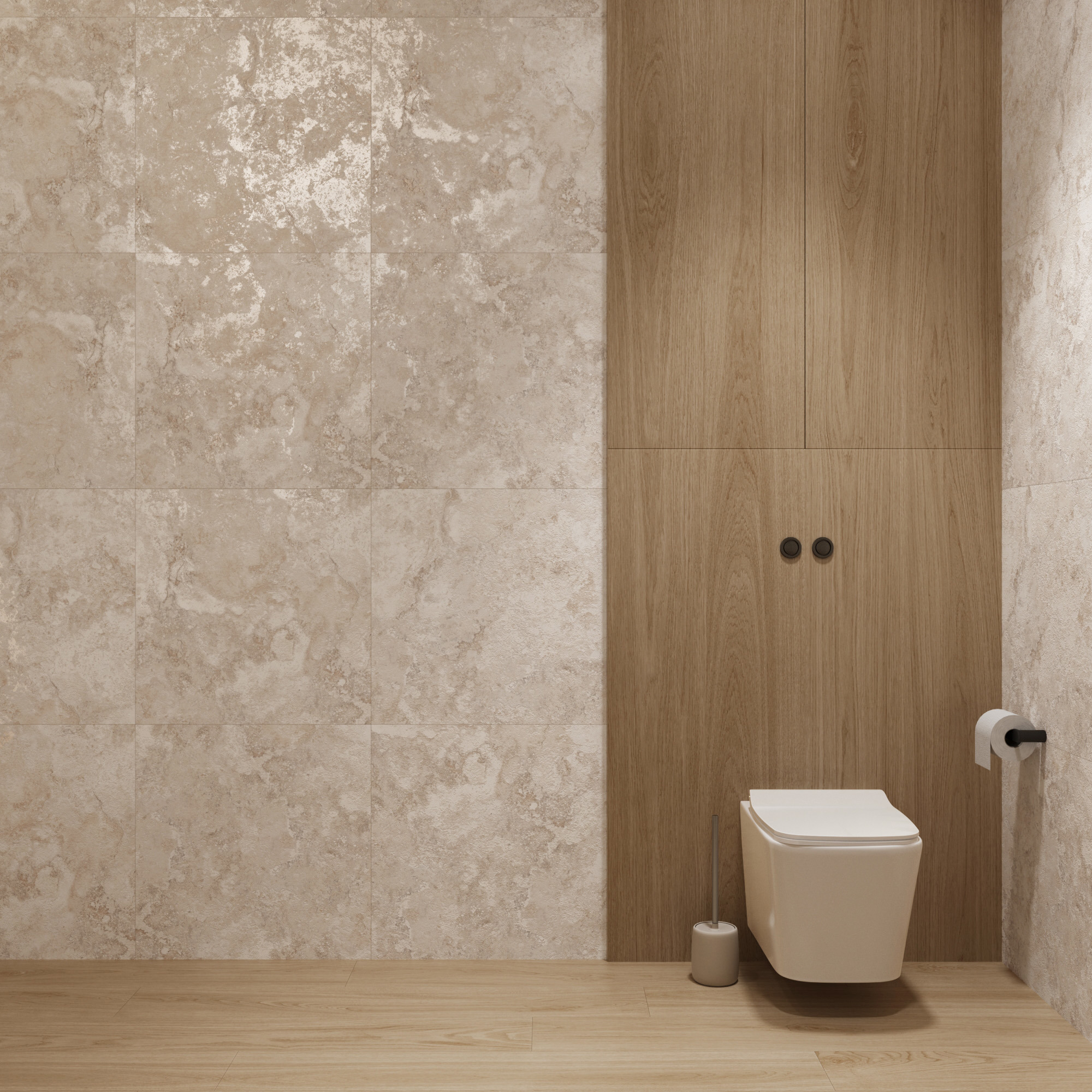 Изображение товара Керамогранит Arcadia Ceramica Систон Беж CR6012-A 60x60 см цвет бежевый