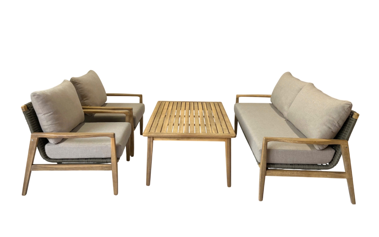 Изображение товара Набор садовой мебели JOYGARDEN Мальмо из ротанга и акации, 4 предмета Изображение товара Набор садовой мебели JOYGARDEN Мальмо из ротанга и акации, 4 предмета
