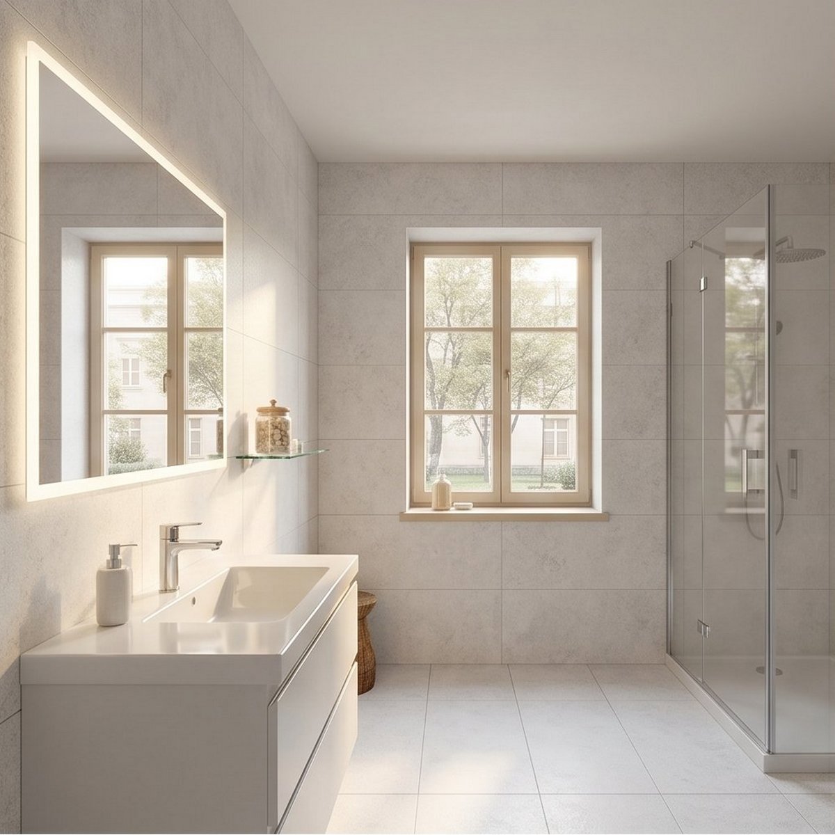Изображение товара Керамогранит Керамопро Бетон Rio White 60x120см цвет rio white Изображение товара Керамогранит Керамопро Бетон Rio White 60x120см цвет rio white