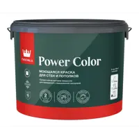 Изображение товара Краска для стен и потолков моющаяся Tikkivala Power Color матовая цвет прозрачный база C 9 л Изображение товара Краска для стен и потолков моющаяся Tikkivala Power Color матовая цвет прозрачный база C 9 л