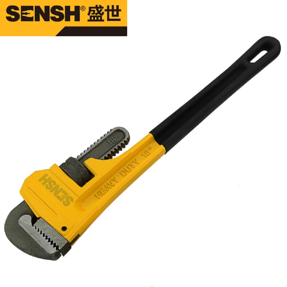 Изображение товара Ключ трубный газовый стиллсона 90 градусов Sensh SH-11040 до 85 мм 405 мм