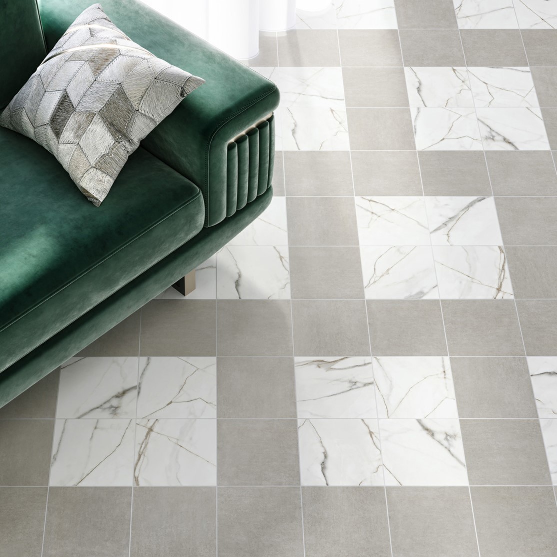 Изображение товара Керамогранит New trend Design art GP2020DNA15 20x20см цвет серый