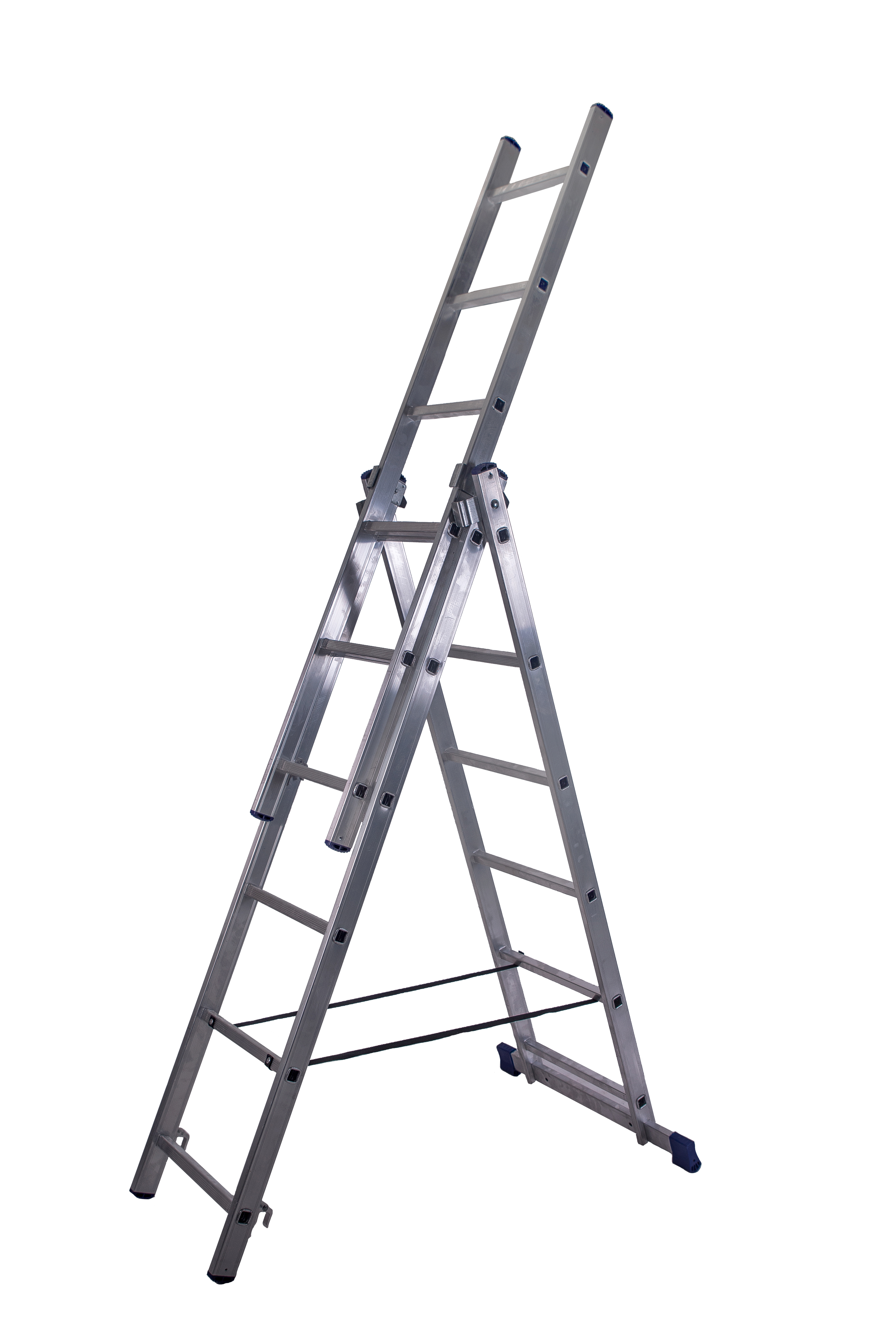 Изображение товара Лестница раскладная выдвижная Stairs 3-секционнная 6 ступеней