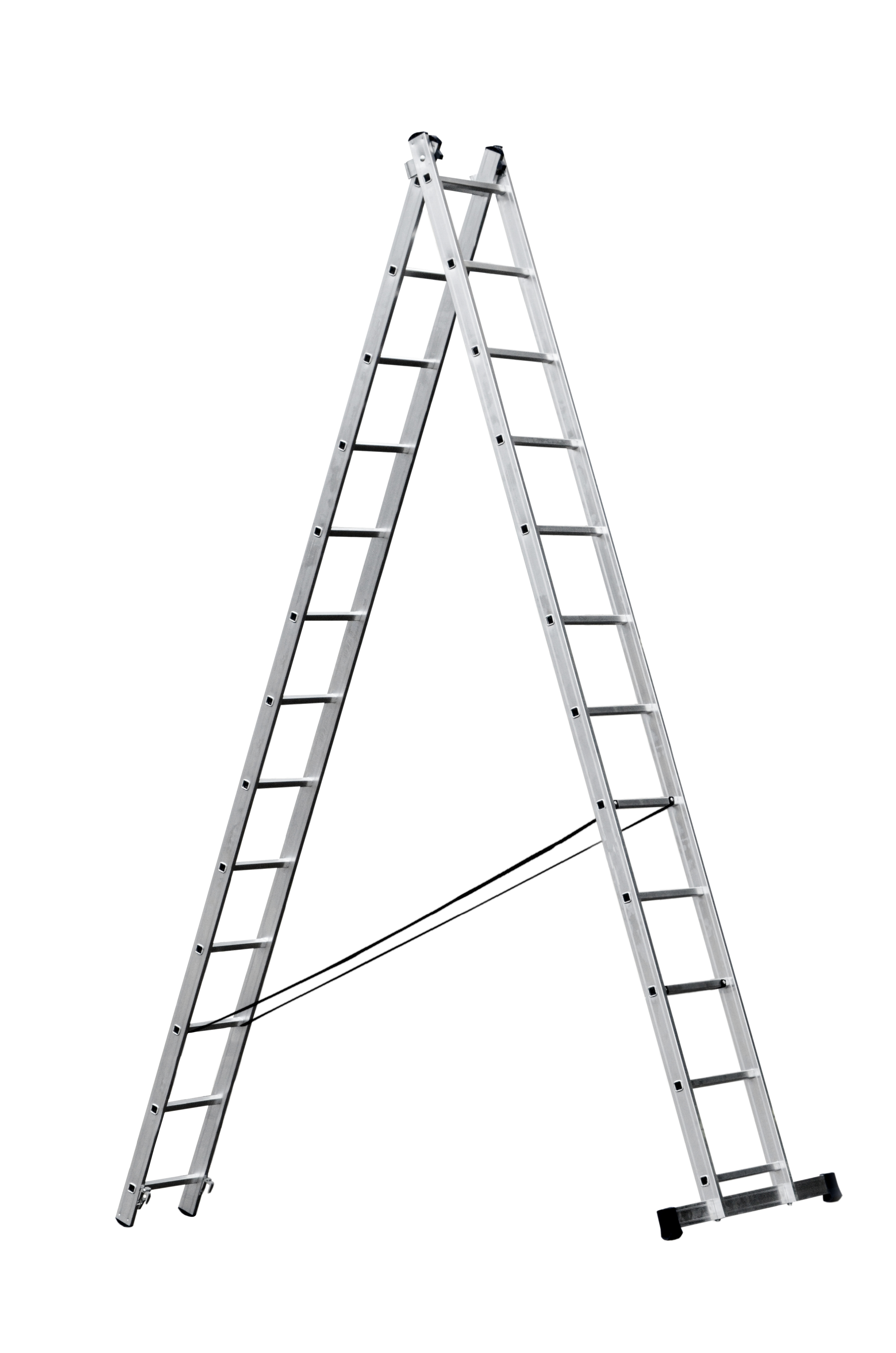 Изображение товара Лестница раскладная выдвижная Stairs 2-секционнная 12 ступеней Изображение товара Лестница раскладная выдвижная Stairs 2-секционнная 12 ступеней