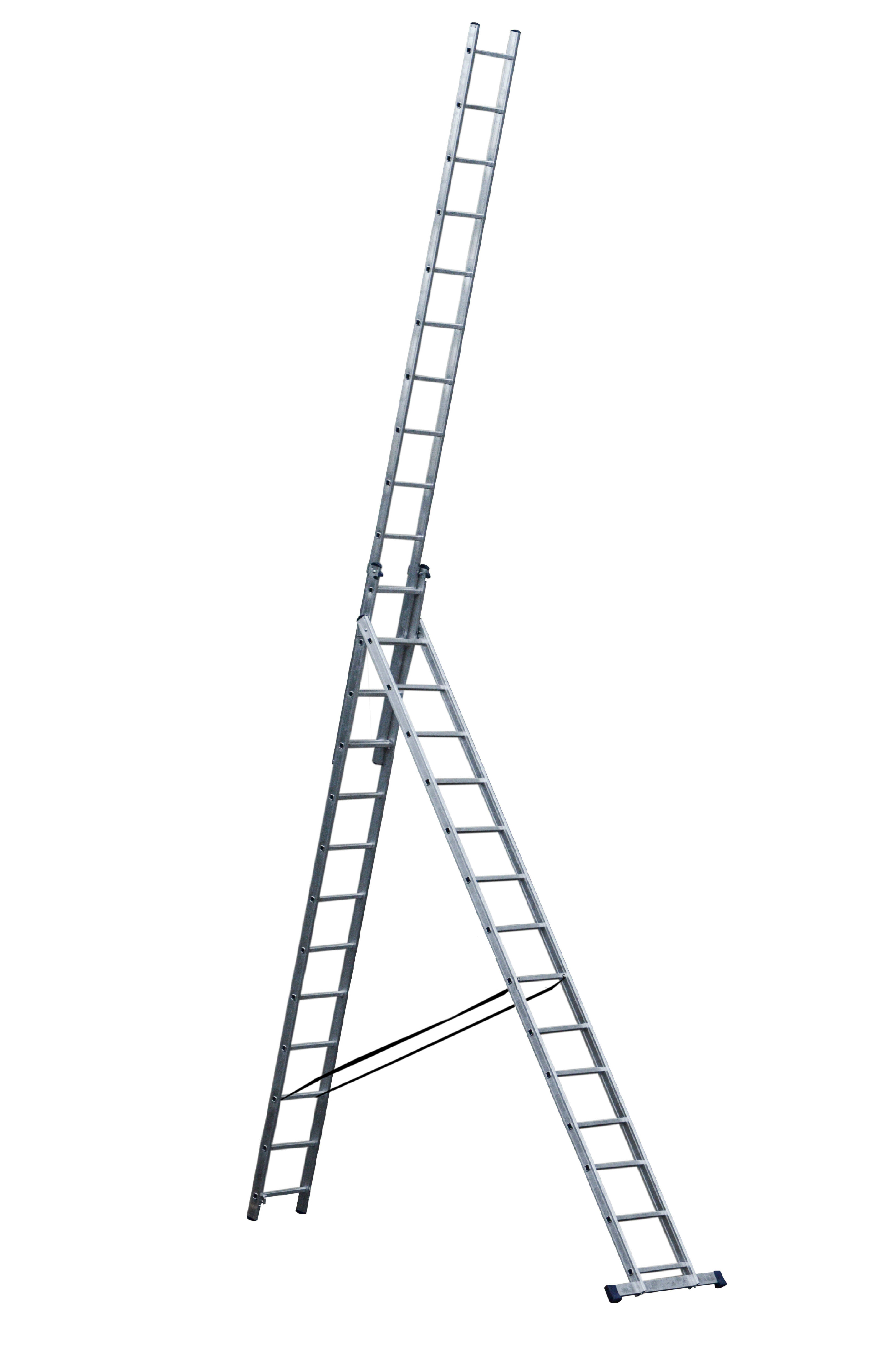 Изображение товара Лестница раскладная выдвижная Stairs 3-секционнная 14 ступеней Изображение товара Лестница раскладная выдвижная Stairs 3-секционнная 14 ступеней