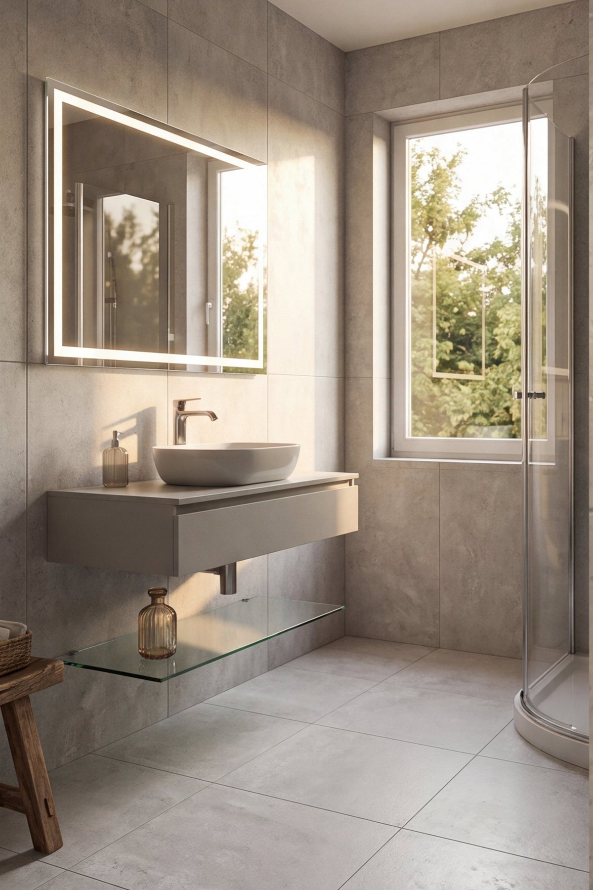 Изображение товара Керамогранит Керамопро Samanta Light_Gray 60x120 см 2.16 м2 цвет светло-серый