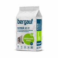 Изображение товара Клей для керамогранита Bergauf Keramik Pro 5 кг для фасадных и внутренних работ