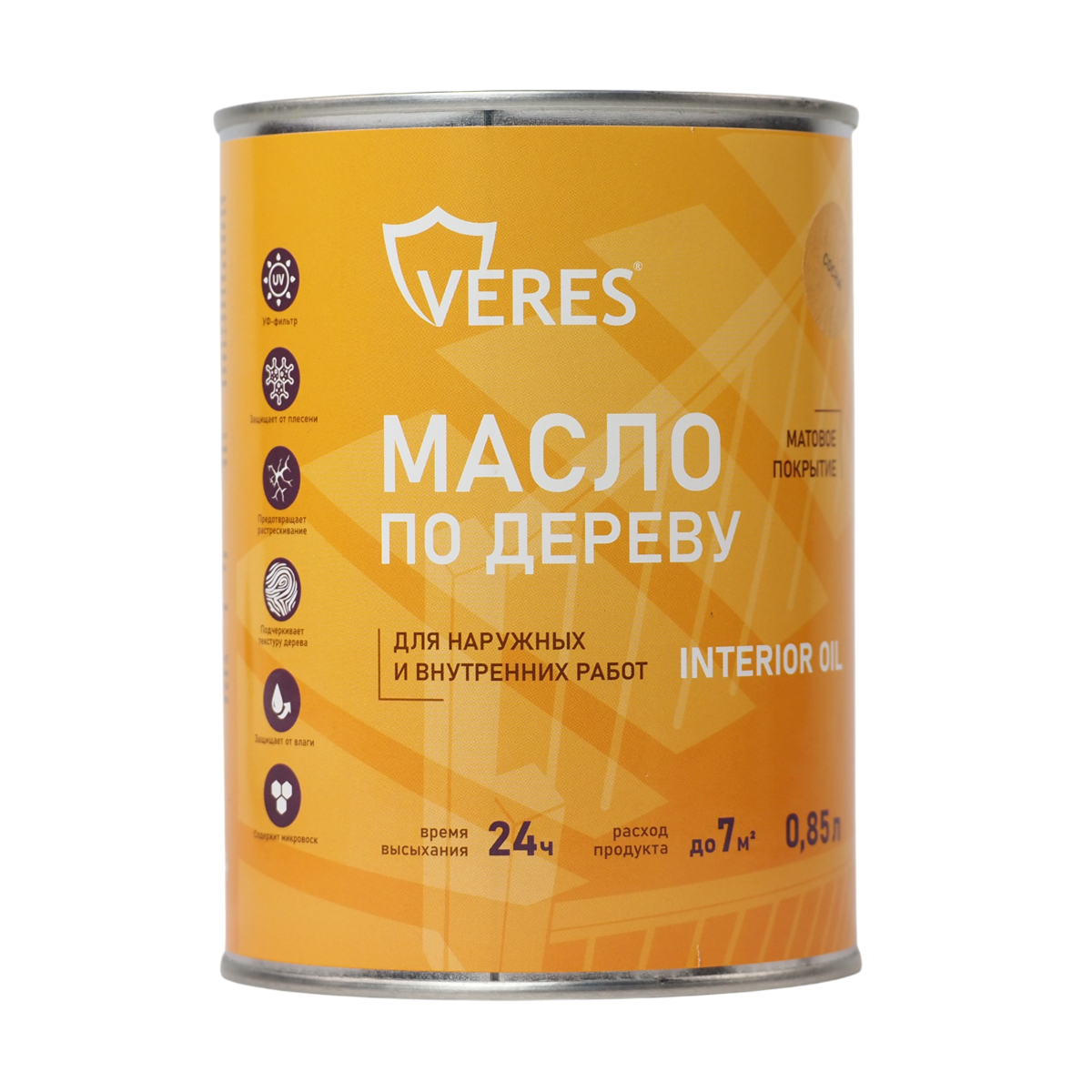 Изображение товара Масло для пола и лестниц Veres INTERIOR OIL цвет графит 0.85 л