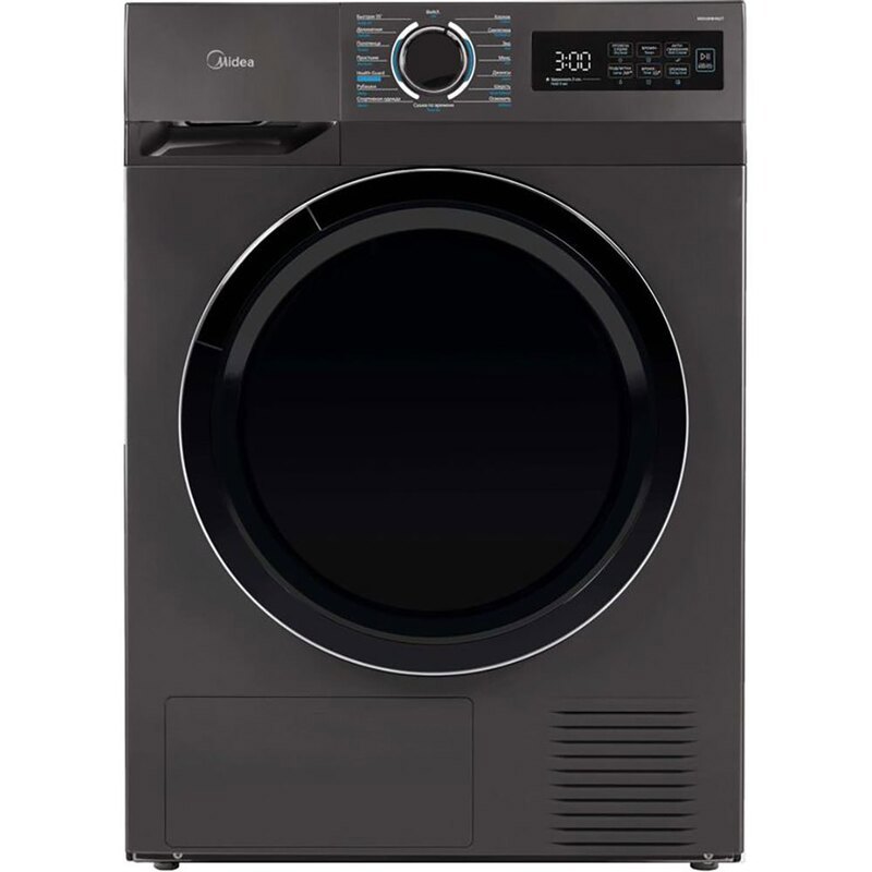 Изображение товара Сушильная машина Midea Md0180Bh60/T 59.5x85x53.5 см 8 кг цвет темно-серый Изображение товара Сушильная машина Midea Md0180Bh60/T 59.5x85x53.5 см 8 кг цвет темно-серый
