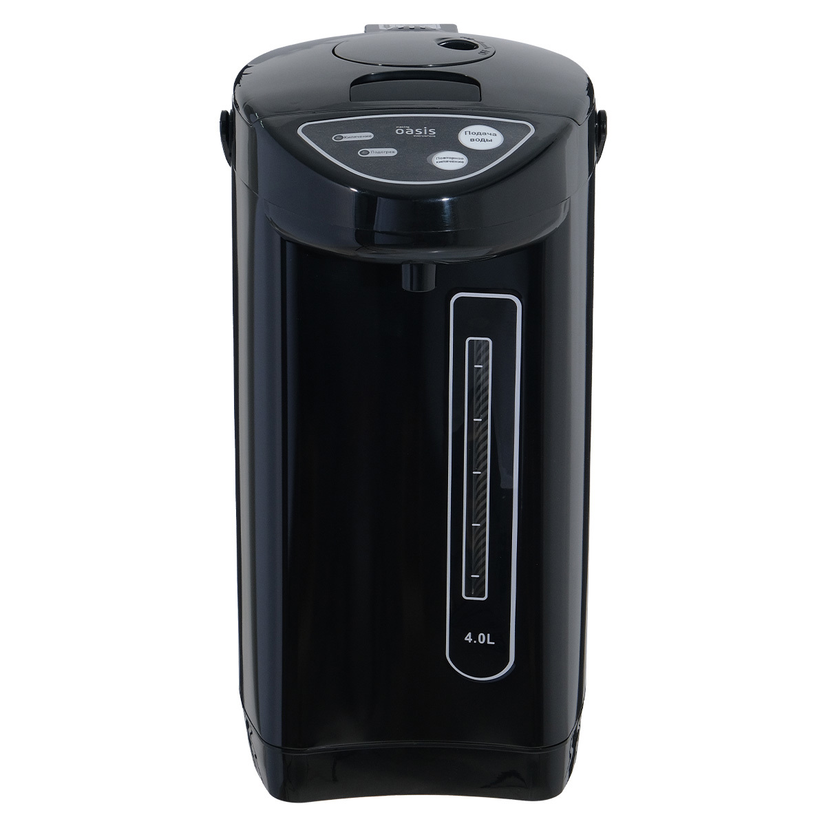 Изображение товара Термопот 4 л Making Oasis Everywhere TP-4 LB нержавеющая сталь цвет черный; серебро Изображение товара Термопот 4 л Making Oasis Everywhere TP-4 LB нержавеющая сталь цвет черный; серебро