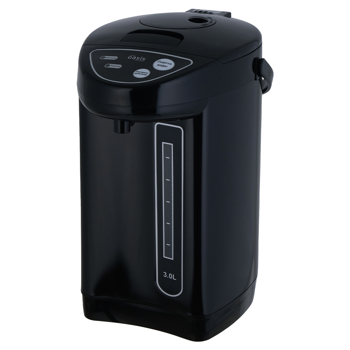 Изображение товара Термопот 3 л Making Oasis Everywhere TP-3 LB нержавеющая сталь цвет черный; серебро Изображение товара Термопот 3 л Making Oasis Everywhere TP-3 LB нержавеющая сталь цвет черный; серебро