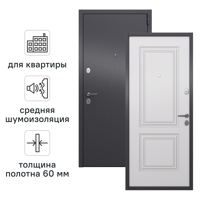 Изображение товара Дверь Гибсон Классик Беленый, правый, 95x205 см Изображение товара Дверь Гибсон Классик Беленый, правый, 95x205 см