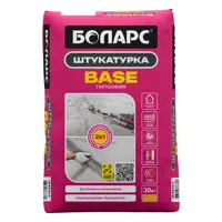Изображение товара Штукатурка гипсовая БОЛАРС Base 30 кг для внутренних работ Изображение товара Штукатурка гипсовая БОЛАРС Base 30 кг для внутренних работ