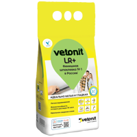 Изображение товара Шпаклёвка полимерная финишная Vetonit LR+ 5 кг Изображение товара Шпаклёвка полимерная финишная Vetonit LR+ 5 кг
