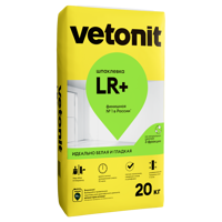 Изображение товара Шпаклёвка полимерная финишная Vetonit LR+ 20 кг Изображение товара Шпаклёвка полимерная финишная Vetonit LR+ 20 кг