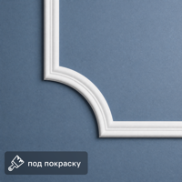 Изображение товара Уголок для плинтуса полистирол NMC C100-C2 белый 4 шт