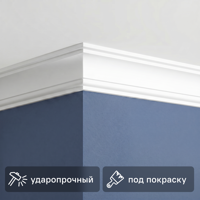Изображение товара Потолочный плинтус Inspire Tradition 2 белый 40x40x2000 мм ударопрочный Изображение товара Потолочный плинтус Inspire Tradition 2 белый 40x40x2000 мм ударопрочный