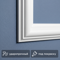 Изображение товара Настенный молдинг NMC белый 18x38x2000 мм для интерьерной отделки