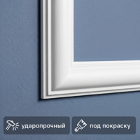 Изображение товара Молдинг настенный ударопрочный из полистирола белый 2 м NMC WL7 Изображение товара Молдинг настенный ударопрочный из полистирола белый 2 м NMC WL7