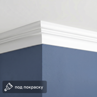 Изображение товара Плинтус потолочный полистирол для натяжного потолка NMC DR Nomastyl белый 2000x40x65 мм Изображение товара Плинтус потолочный полистирол для натяжного потолка NMC DR Nomastyl белый 2000x40x65 мм